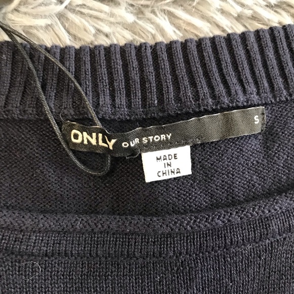 ONLY OUR STORY L/S Sweater with ribbed hem - Picture 3 of 8